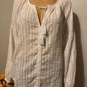 GAP  casual tunic long lantern sleeve size L